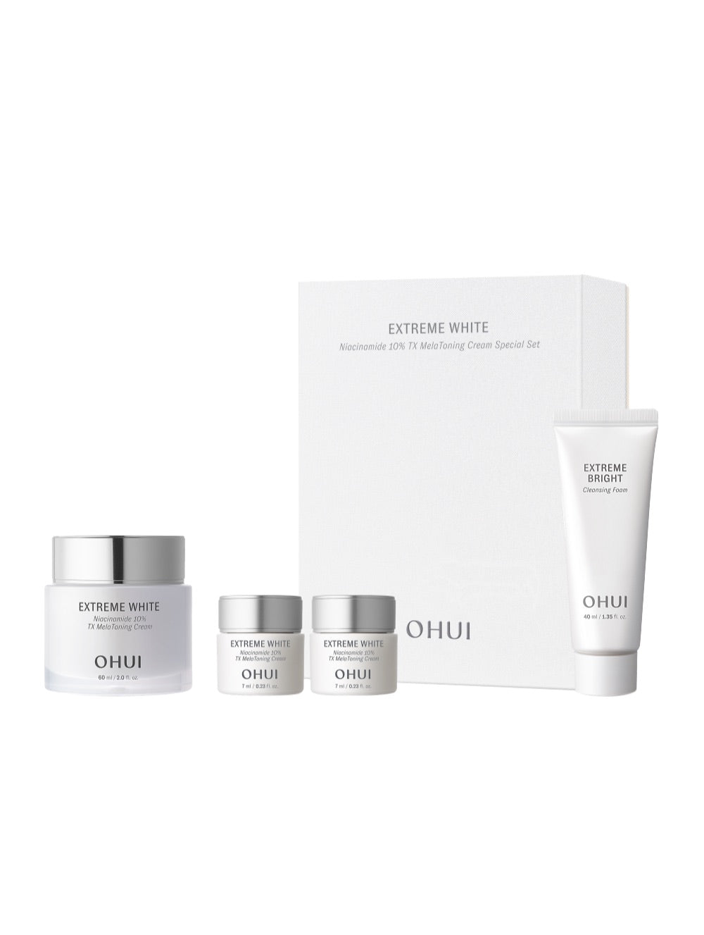 O HUI EXTREME WHITE NIACINAMIDE 10 TX MELA TONING CREAM SPECIAL SET | COLOURSWINK