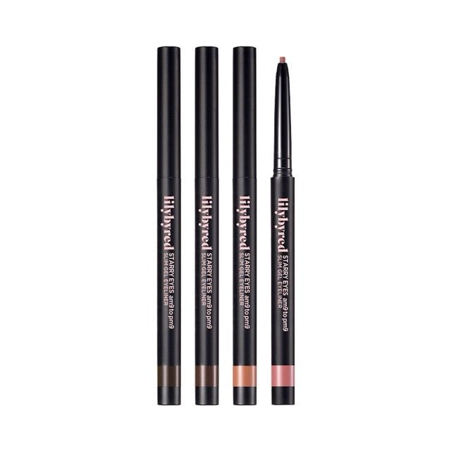 LILYBYRED STARRY EYES AM9 TO PM9 SLIM GEL EYELINER 0 14G 5COLORS | COLOURSWINK