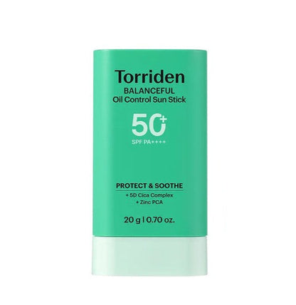 TORRIDEN BALANCEFUL FOR MEN CICA OIL CONTROL SUN STICK SPF50+ PA++++ 20G - TORRIDEN | COLOURSWINK